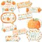 Big Dot of Happiness Funny Little Cutie Clementine - Orange Citrus Baby Shower or Birthday Party Photo Booth Props Kit - 10 Piece